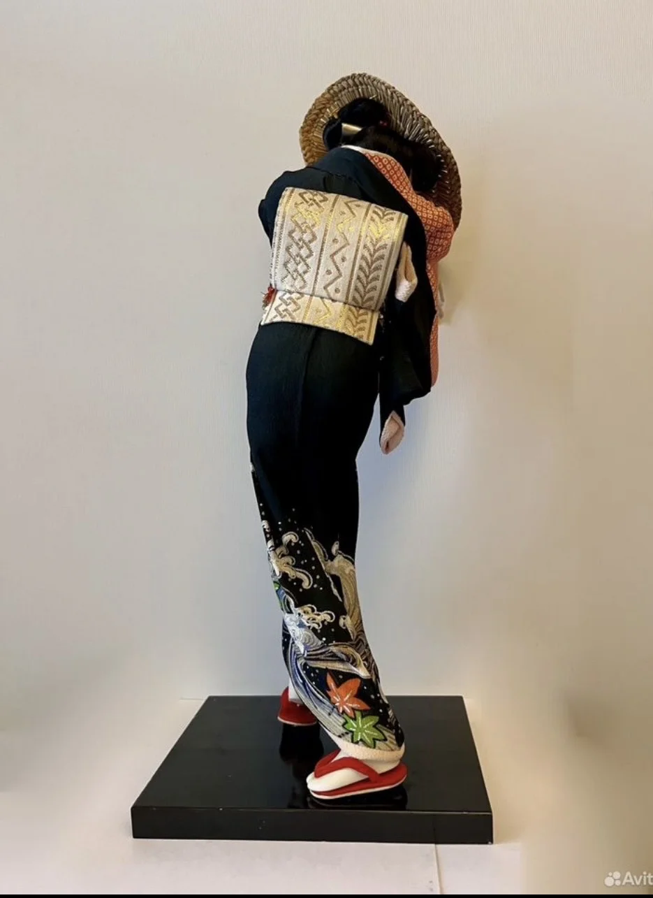 Редкая винтажная японская кукла с датой 1981 г. и - миниатюра 3