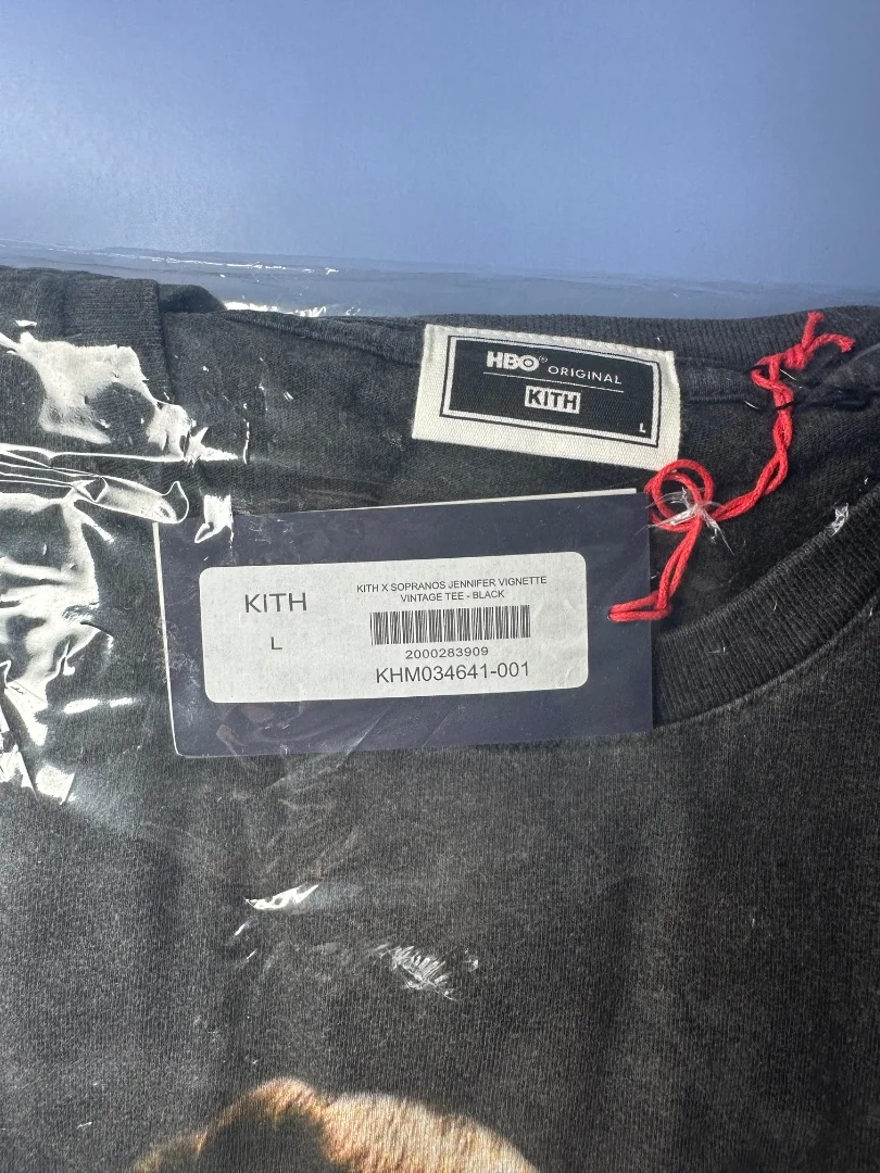 Kith x The Sopranos Jennifer Vignette Vintage Tee Black - миниатюра 4