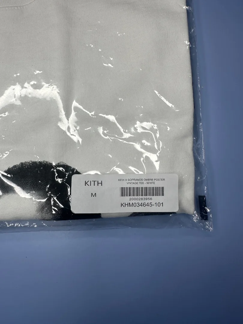 Kith x The Sopranos Ombre Poster Vintage Tee White - миниатюра 3