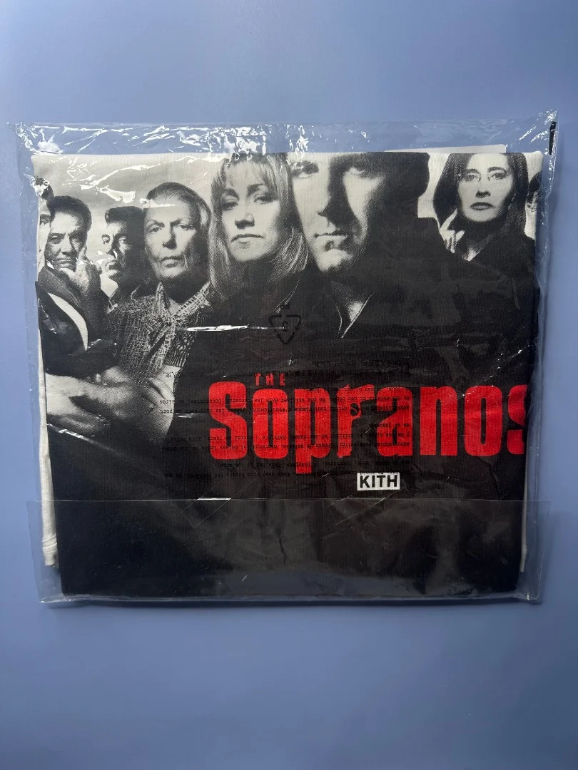Kith x The Sopranos Ombre Poster Vintage Tee White - миниатюра 6