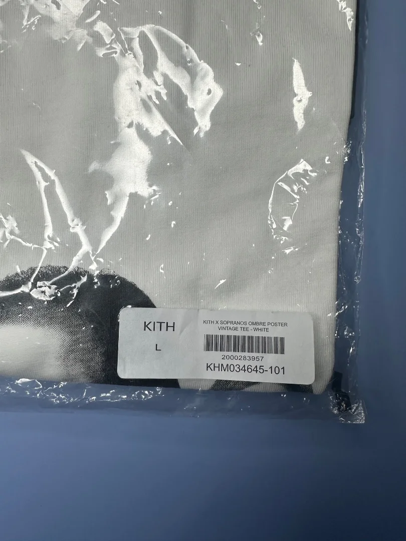 Kith x The Sopranos Ombre Poster Vintage Tee White - миниатюра 8