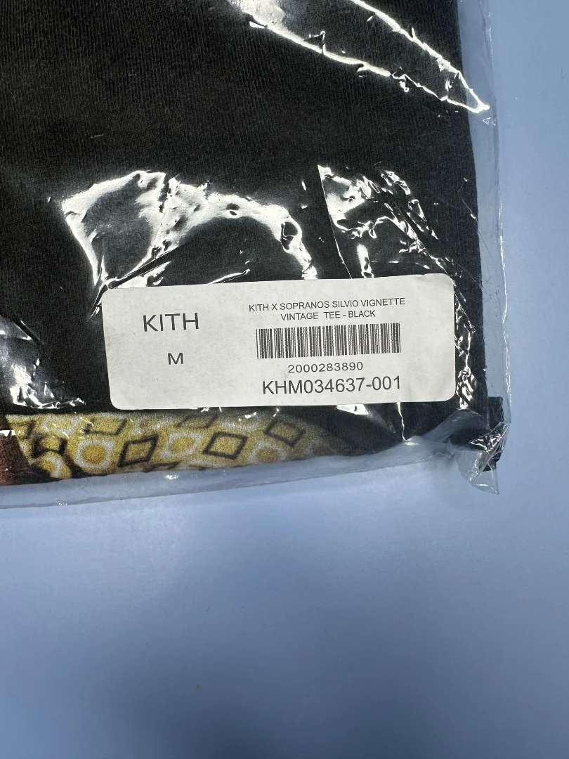 Kith x The Sopranos Silvio Vignette Vintage Tee Black - миниатюра 7