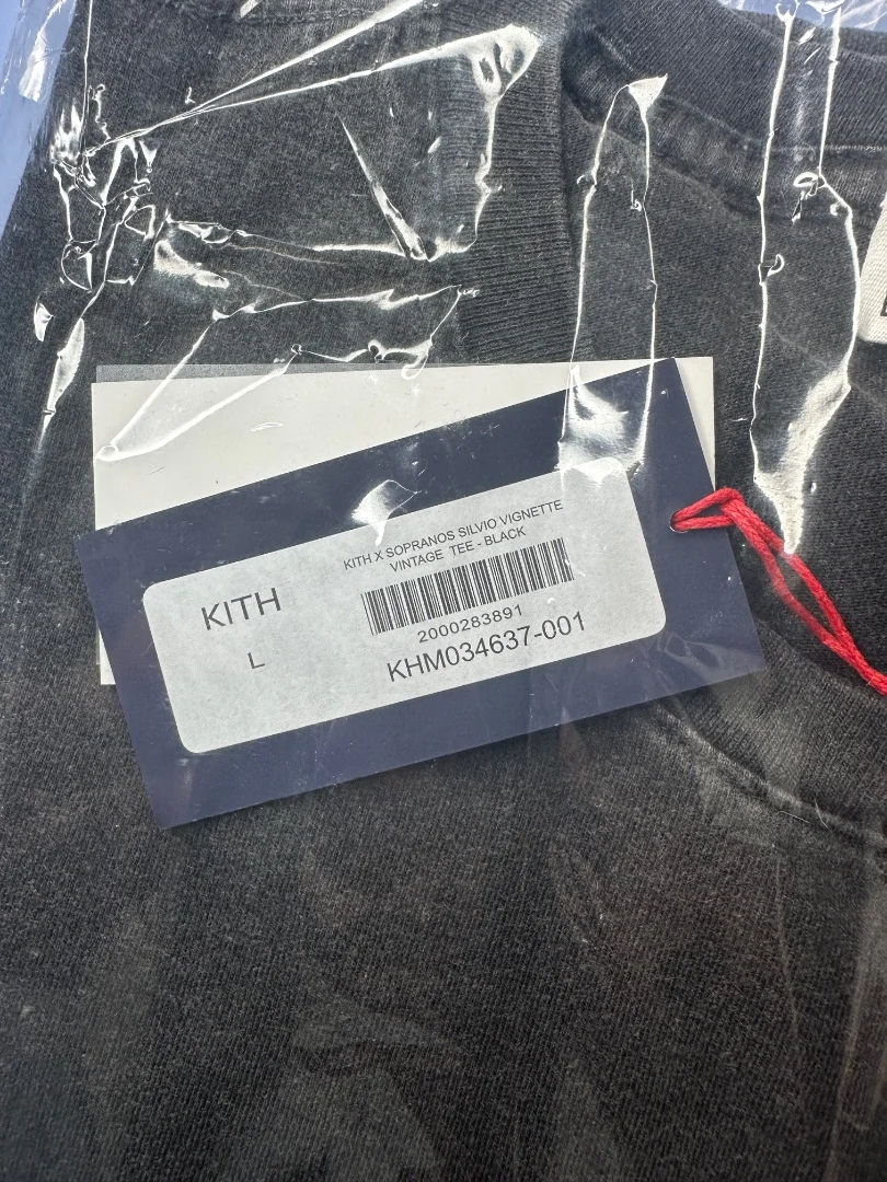 Kith x The Sopranos Silvio Vignette Vintage Tee Black - миниатюра 13