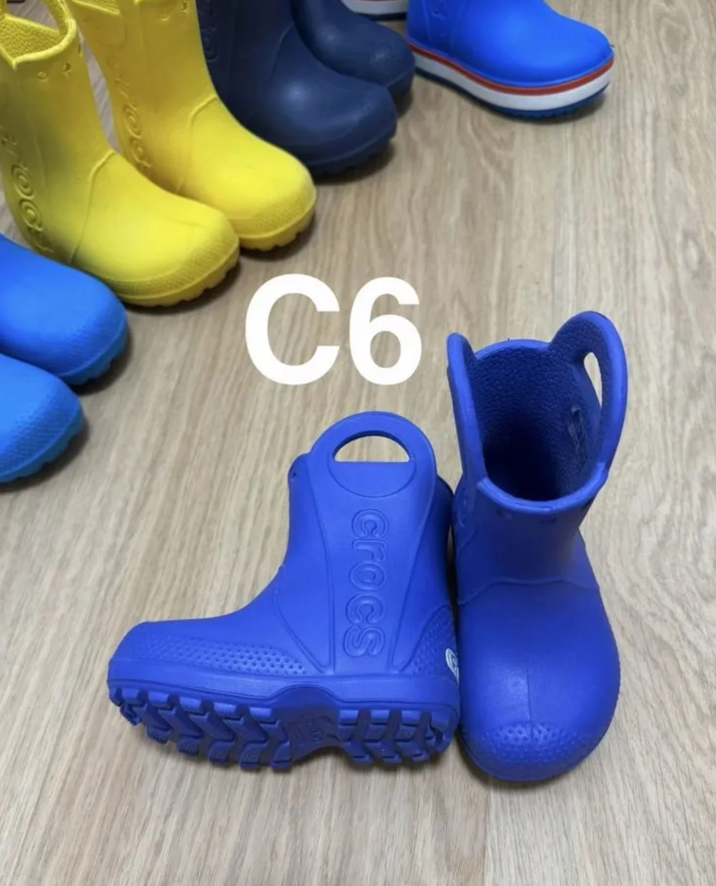 Crocs сапоги детские C6 C7 C8 C10 - миниатюра 2