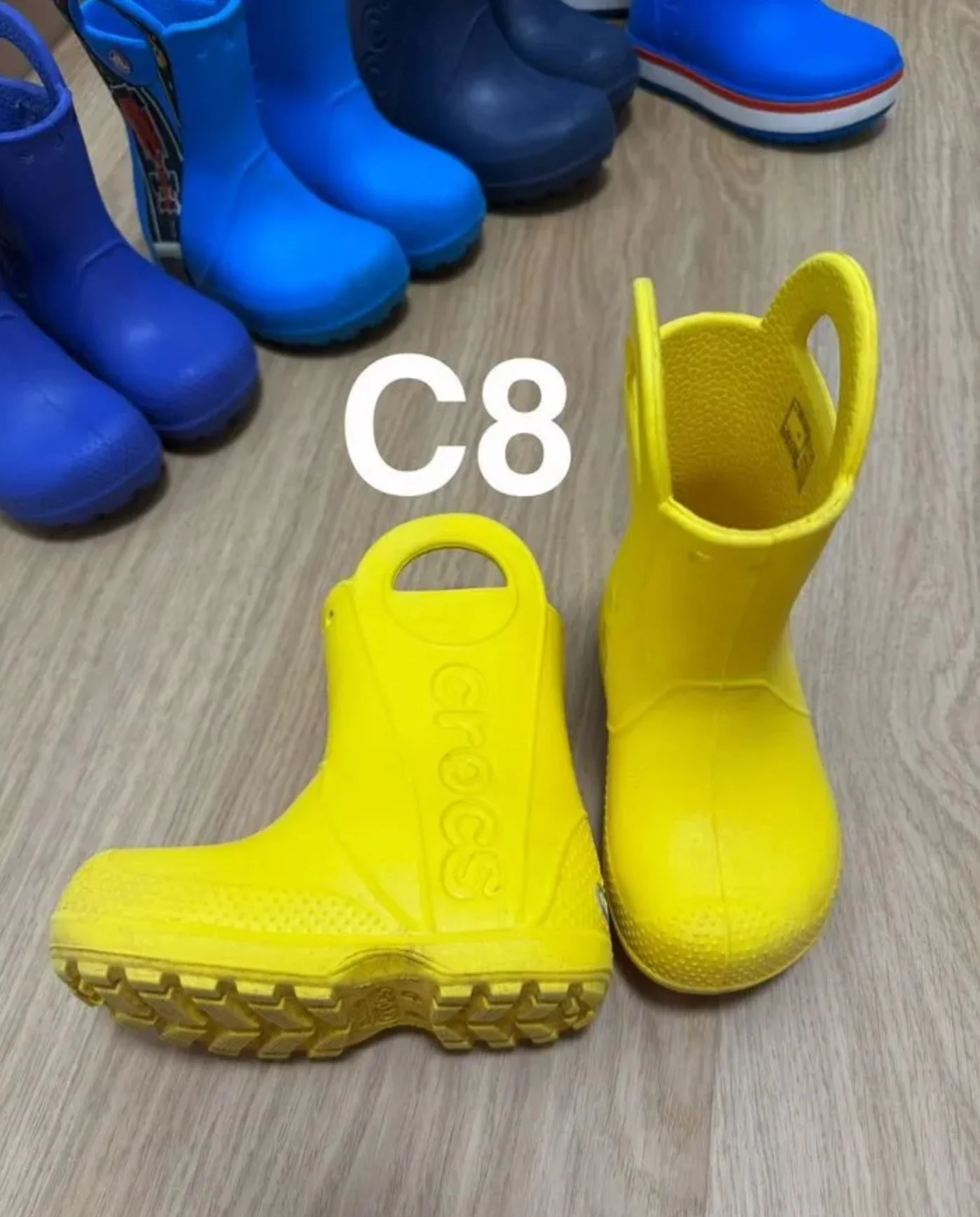 Crocs сапоги детские C6 C7 C8 C10 - миниатюра 4