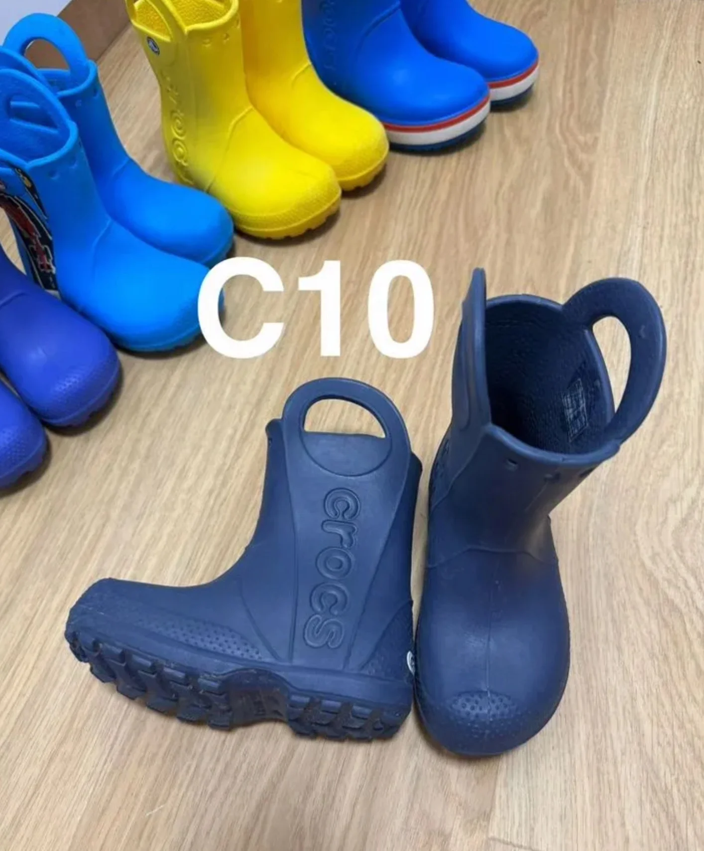 Crocs сапоги детские C6 C7 C8 C10 - миниатюра 5