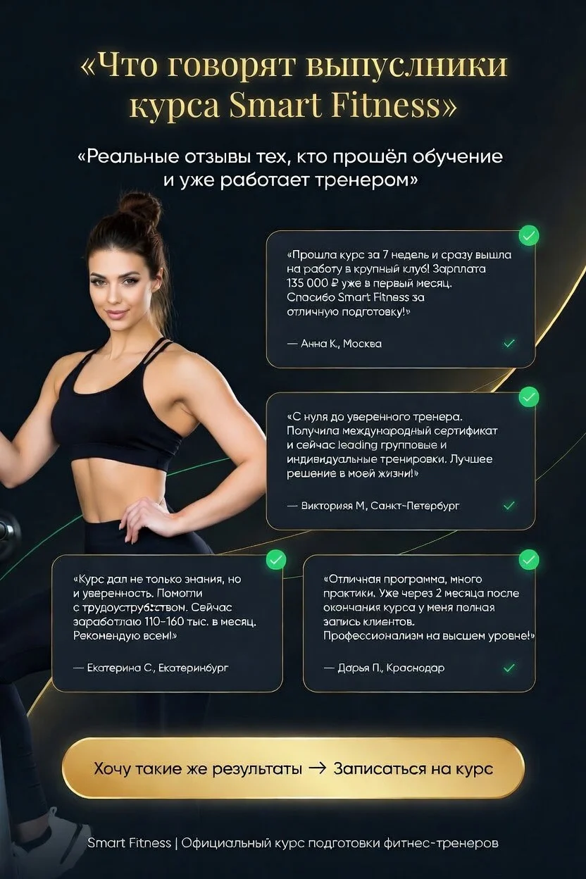 Курсы фитнес тренеров Фитнес обучение Фитнес курсы - миниатюра 2