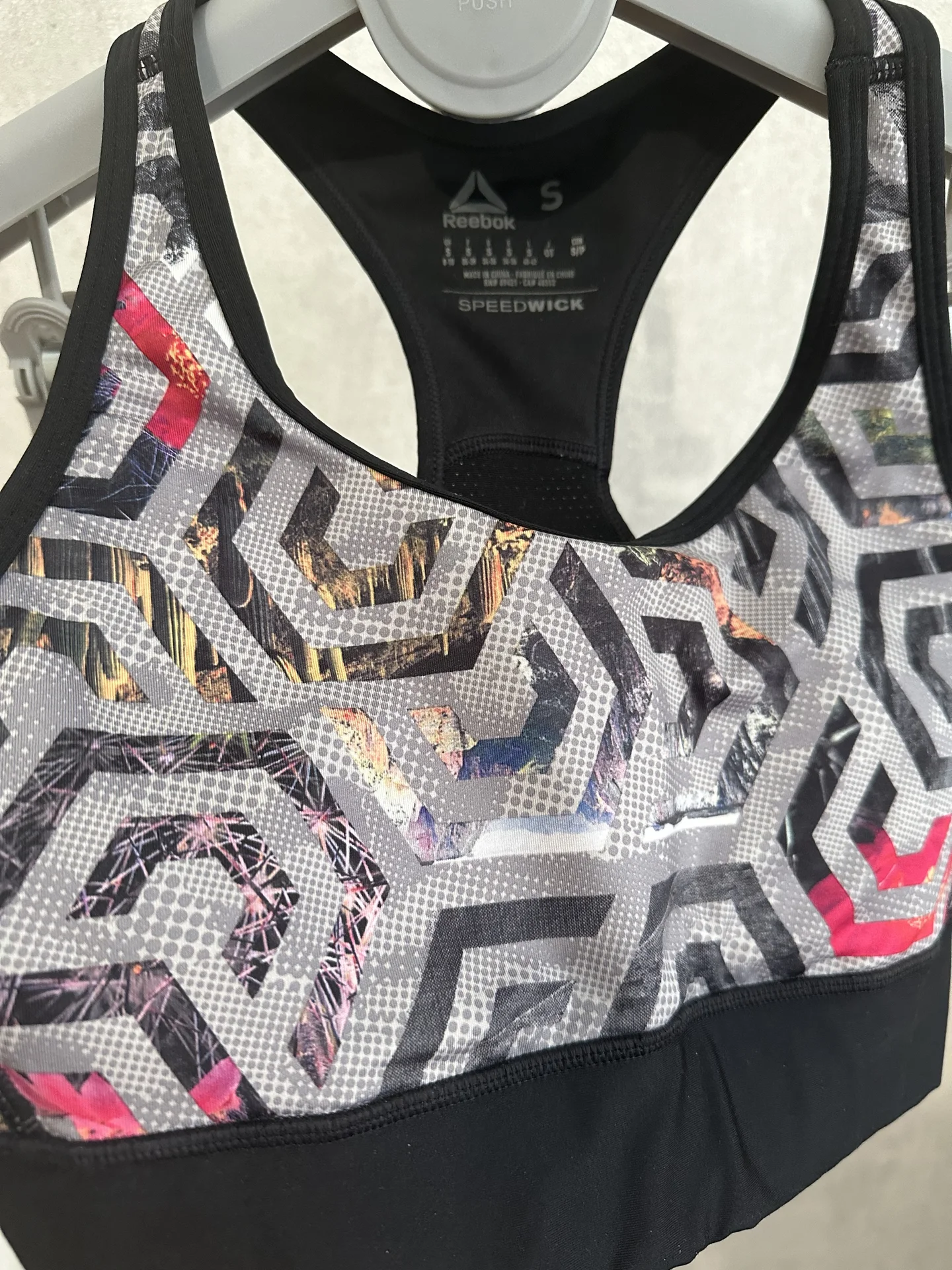 Топ спортивный женский Reebok S оригинал - миниатюра 3