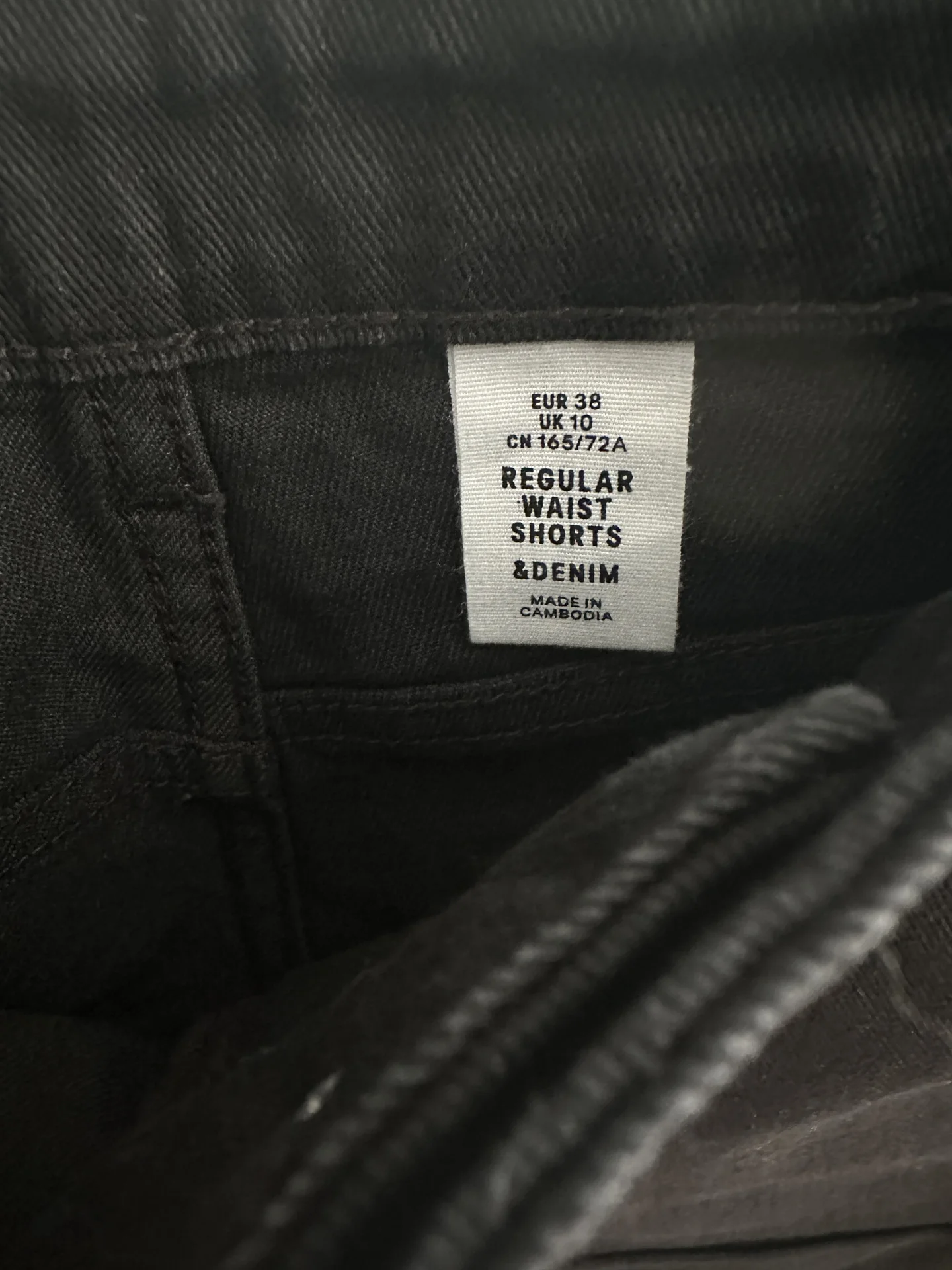 Шорты женские черные H&M - миниатюра 3