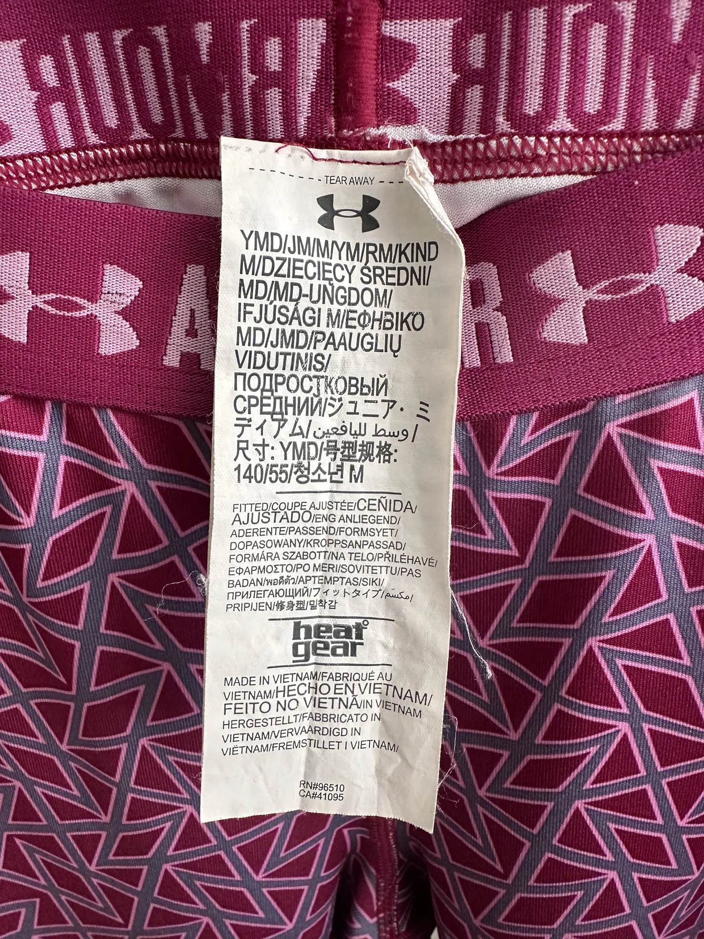 Лосины спортивные детские Under Armour оригинал - миниатюра 4