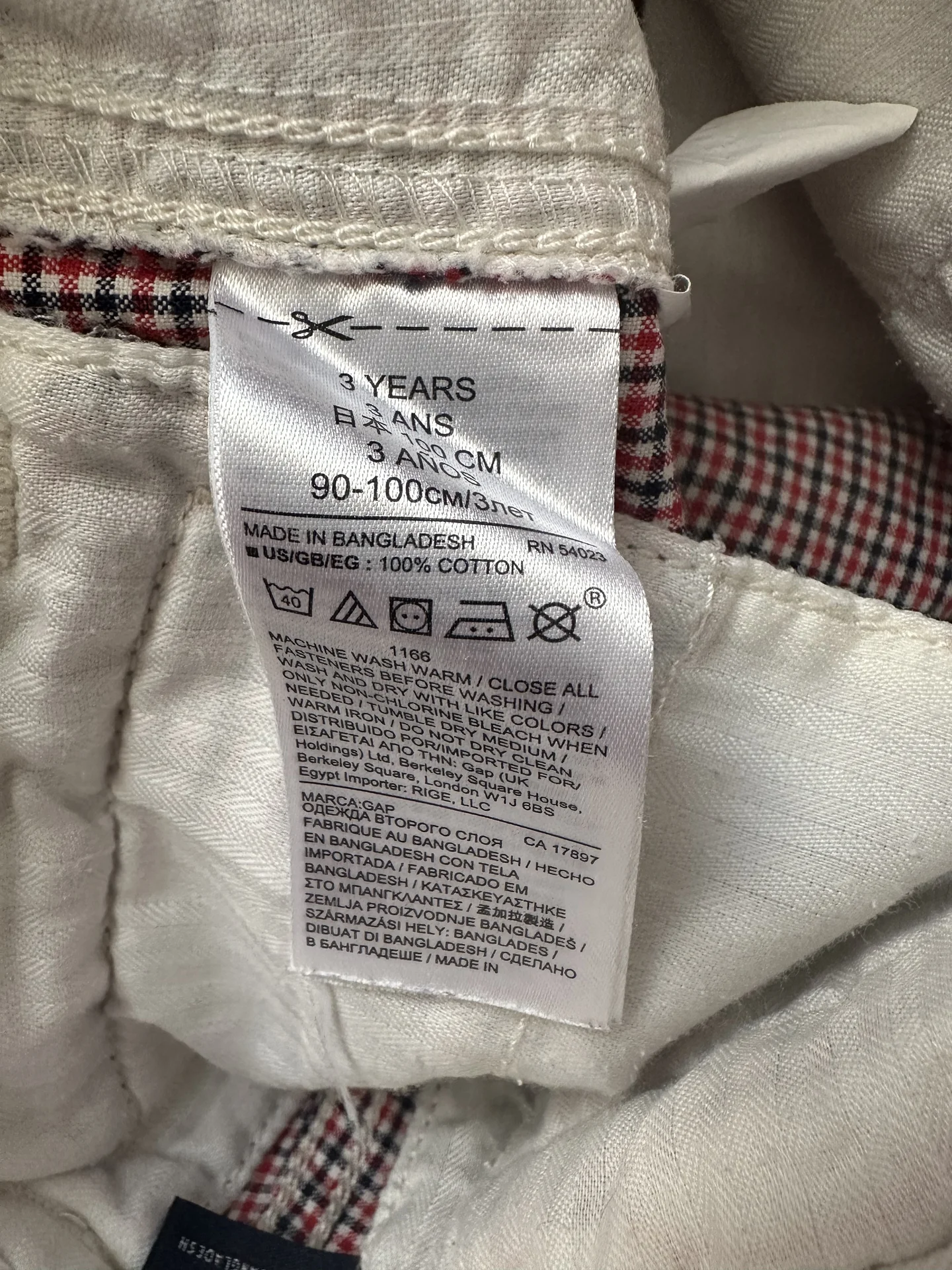 Шорты детские Gap 90-100 см оригинал - миниатюра 5