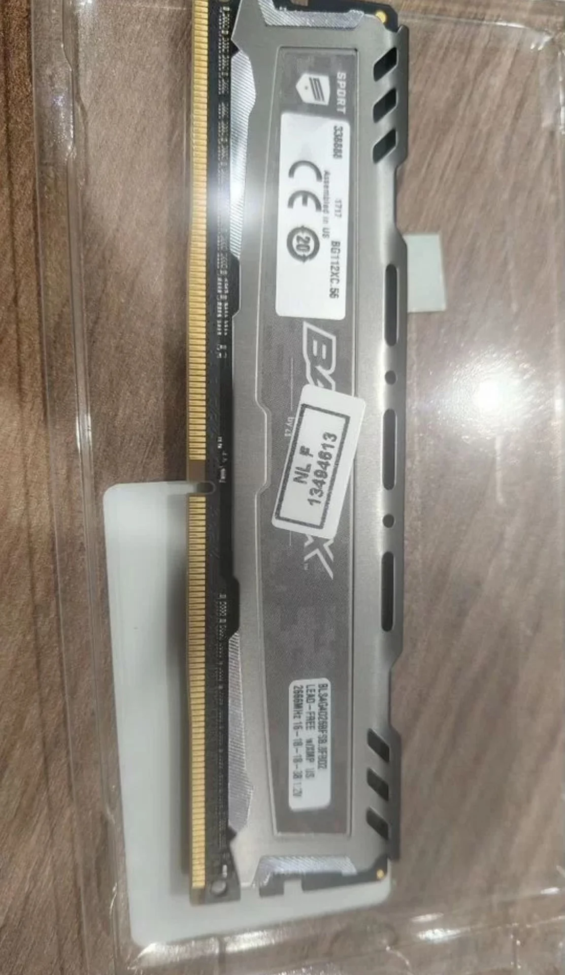 Оперативка Crutial Ballistix Sport 8gb 2666mHz - миниатюра 2
