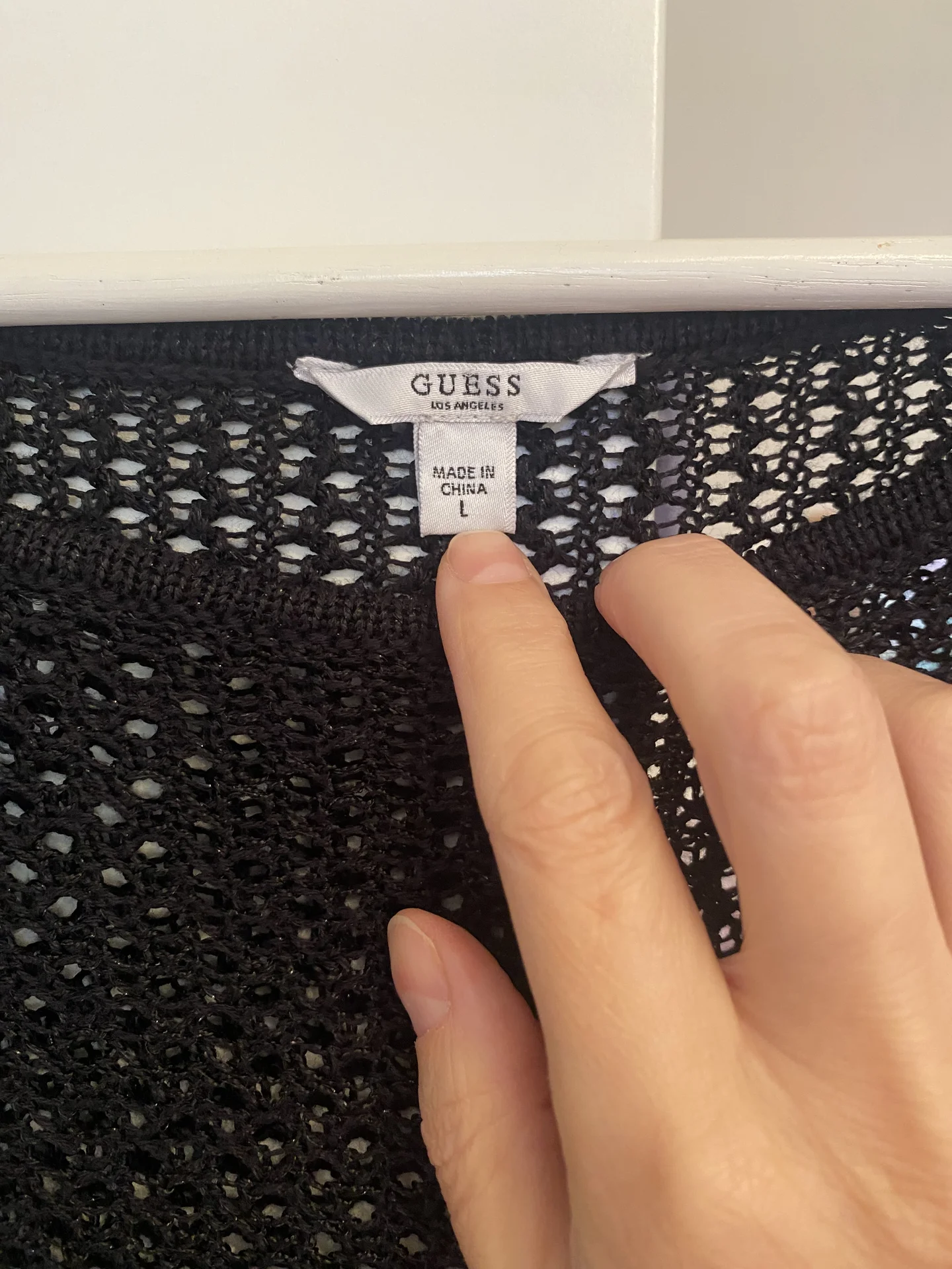 Guess джемпер кофта-сетка 44 46 - миниатюра 10