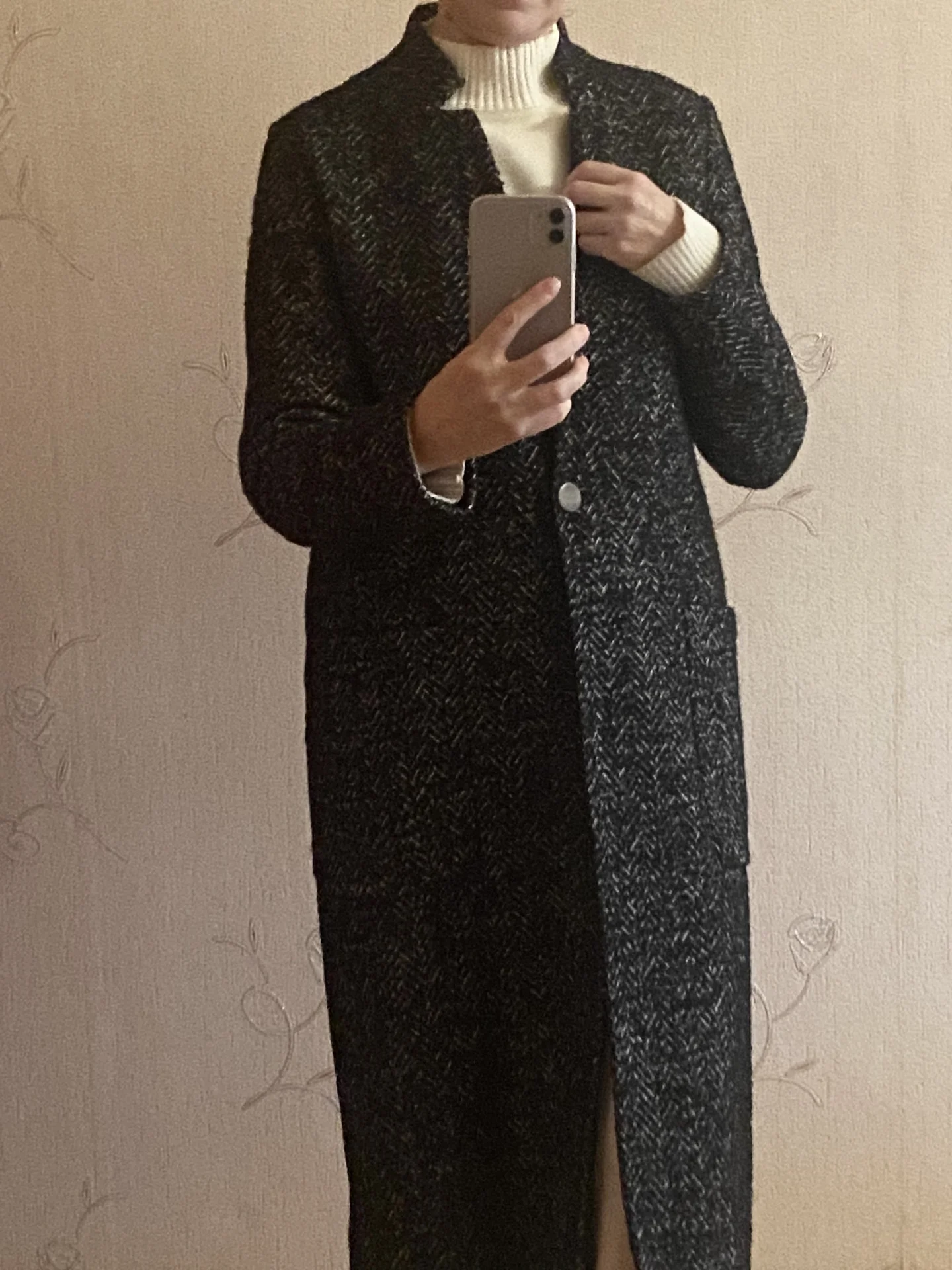 Пальто Zara (М) женское весна шерсть - миниатюра 2