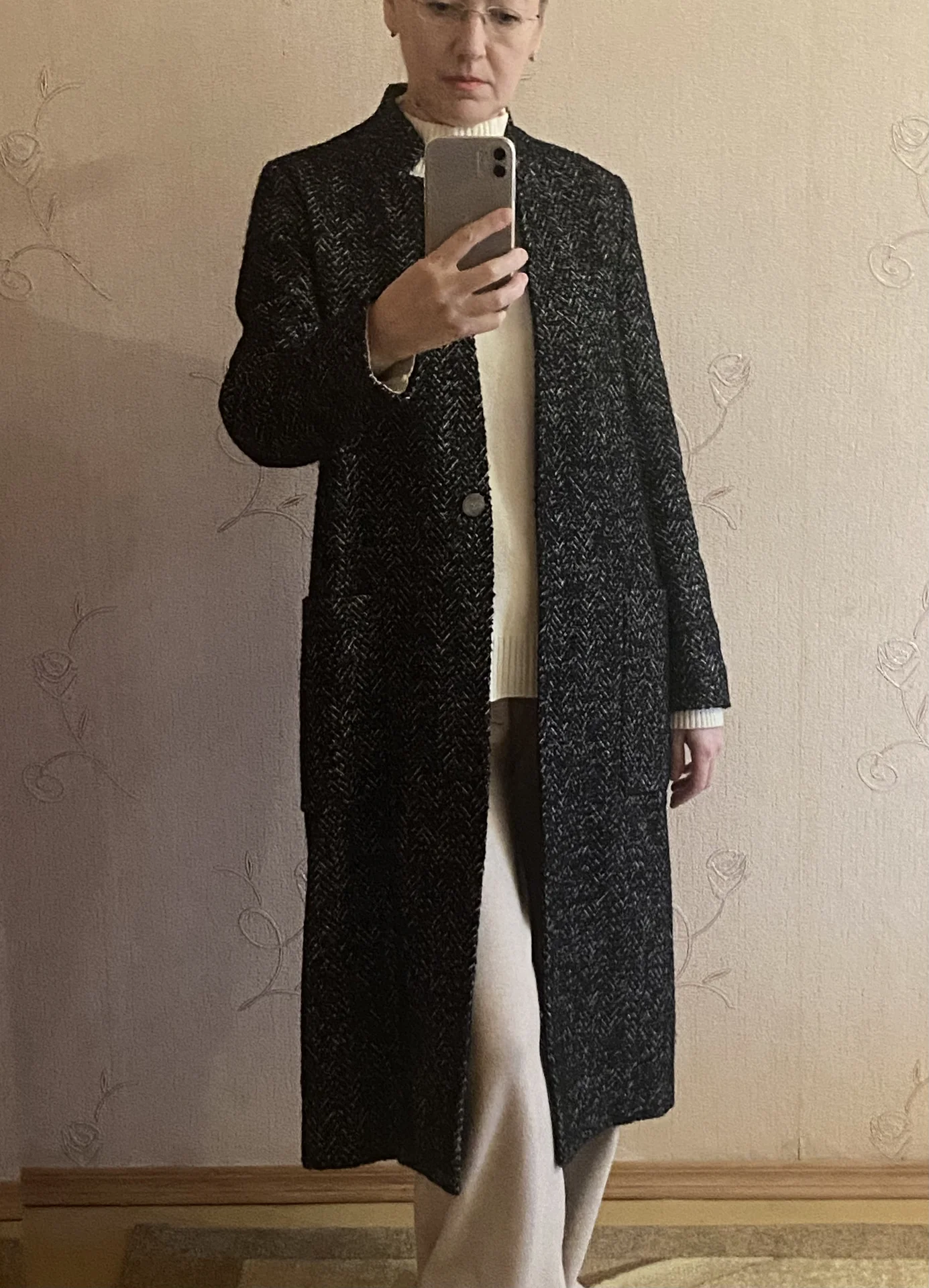 Пальто Zara (М) женское весна шерсть - миниатюра 4