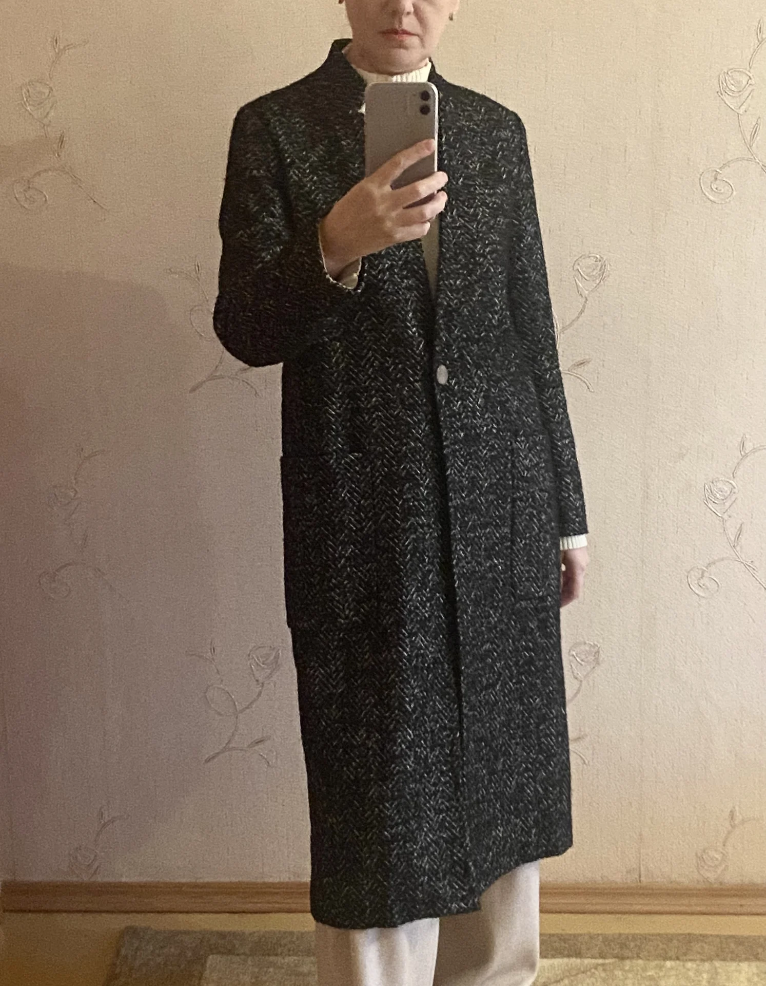 Пальто Zara (М) женское весна шерсть - миниатюра 6