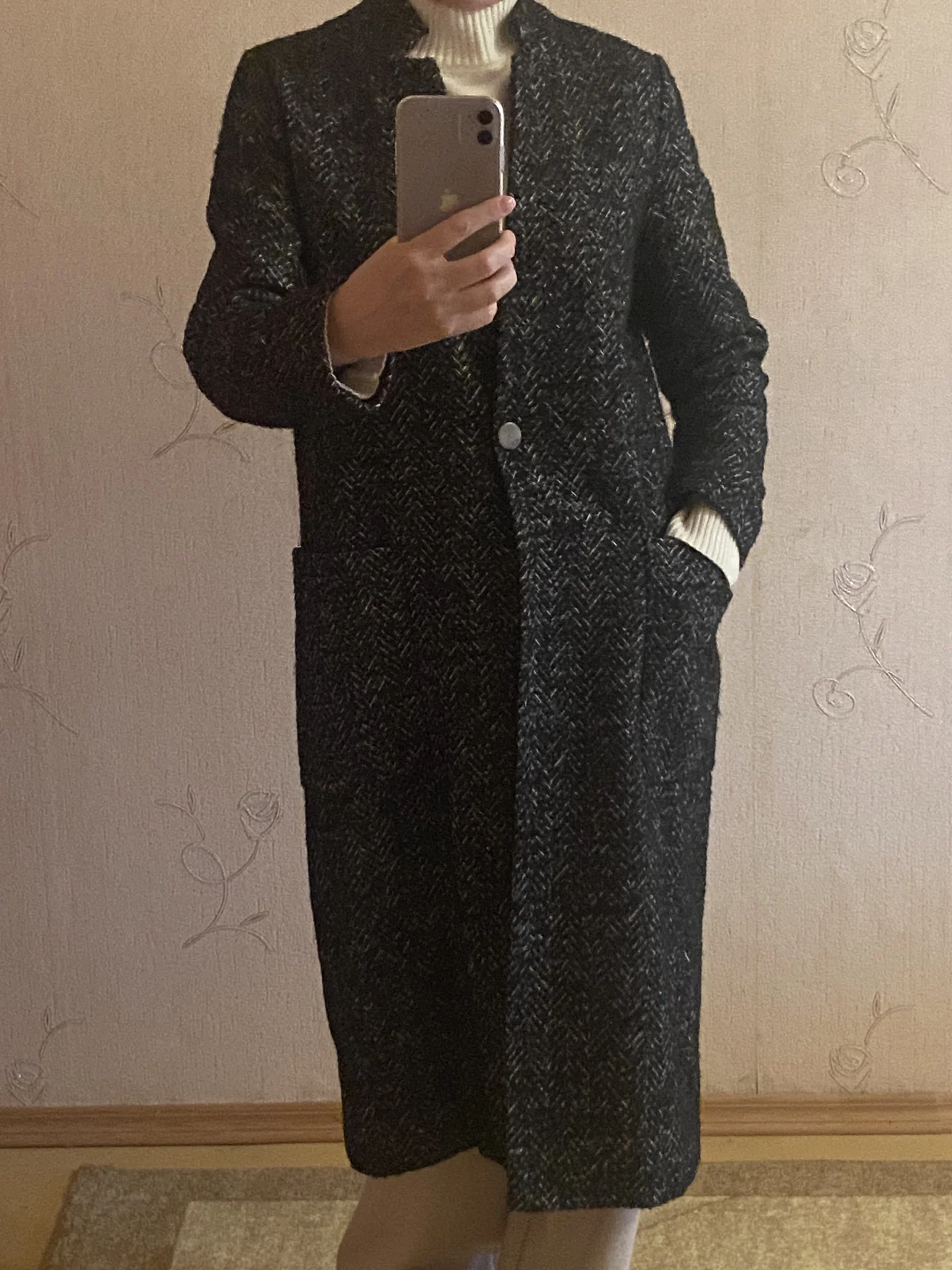 Пальто Zara (М) женское весна шерсть - миниатюра 7