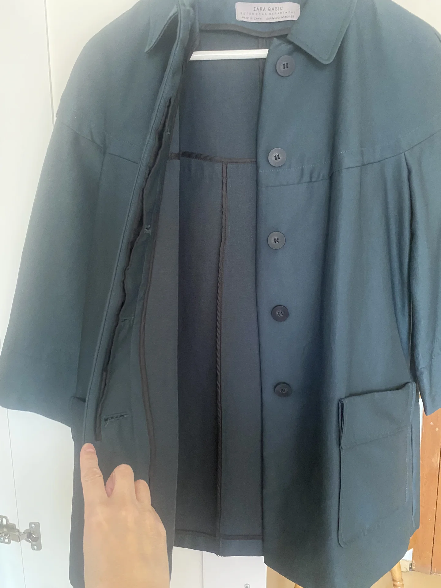 Куртка пальто Zara S/M - миниатюра 8