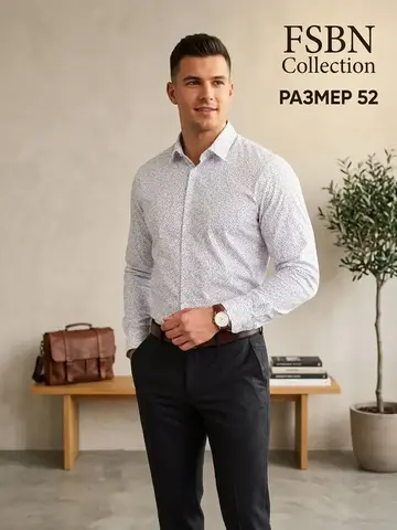Рубашка мужская 52 54