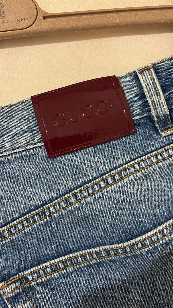 Джинсы Gucci, 25размер. Оригинал - миниатюра 5