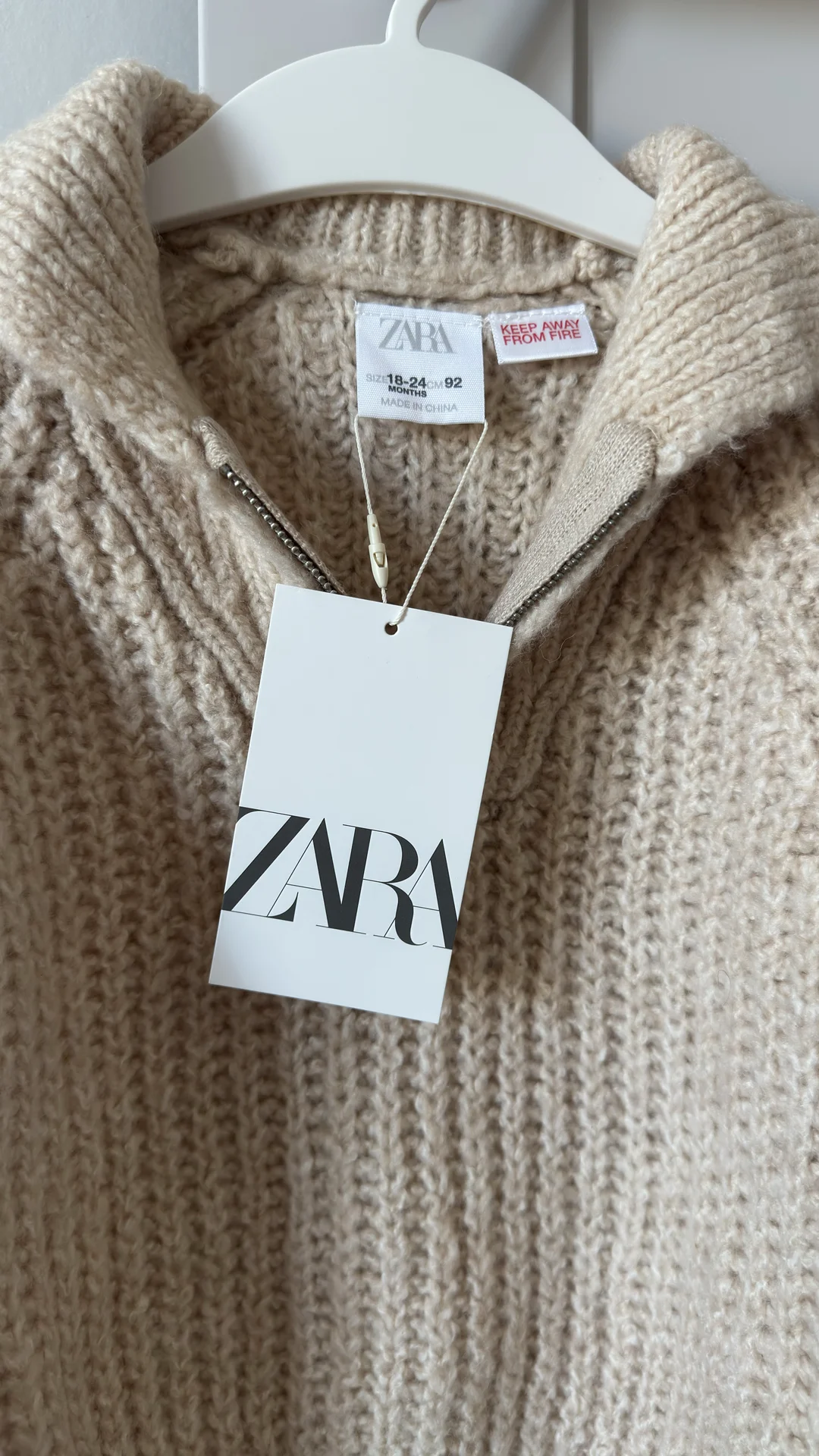 новый детский свитер Zara 92 размер оригинал - миниатюра 4