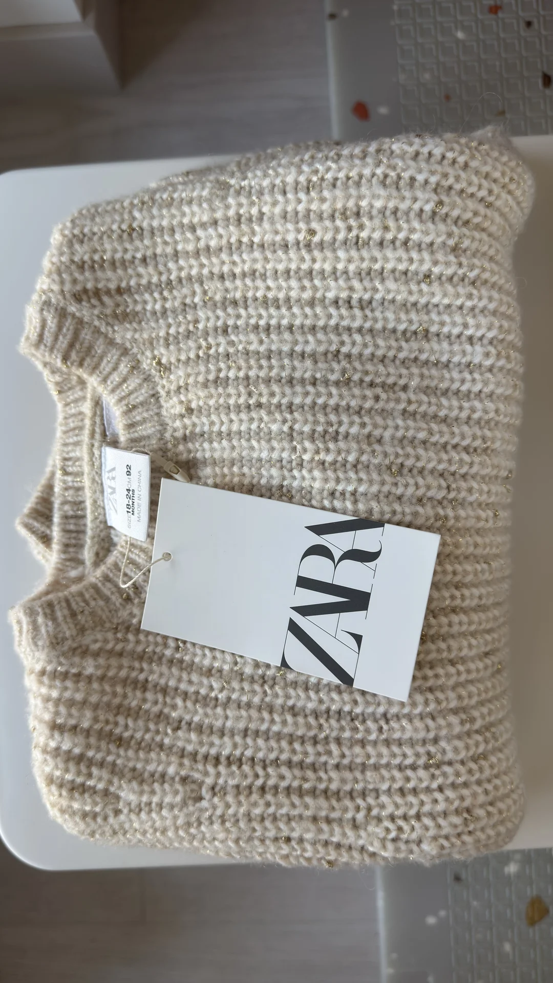 новый детский свитер Zara 92 оригинал - миниатюра 5