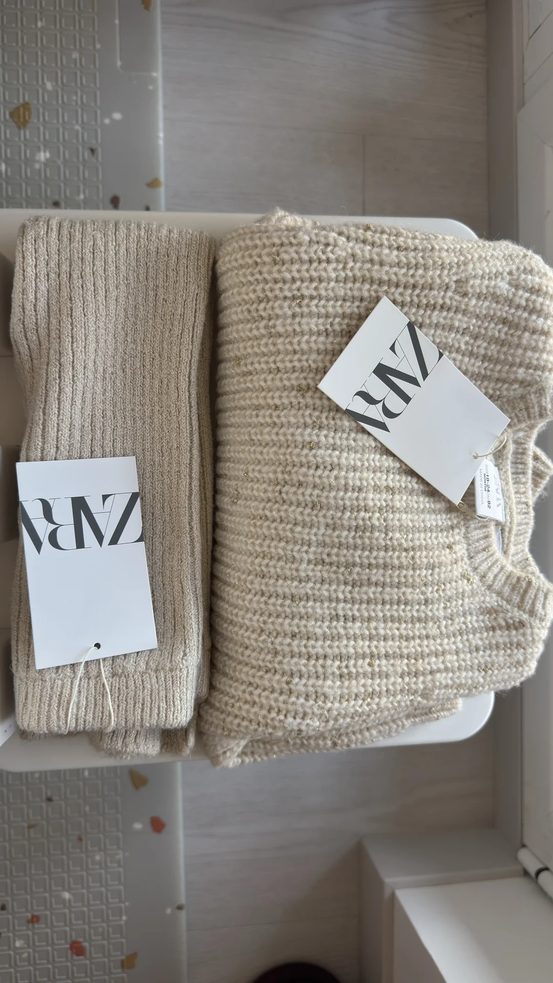 новые леггинсы детские Zara 92 размер оригинал - миниатюра 5