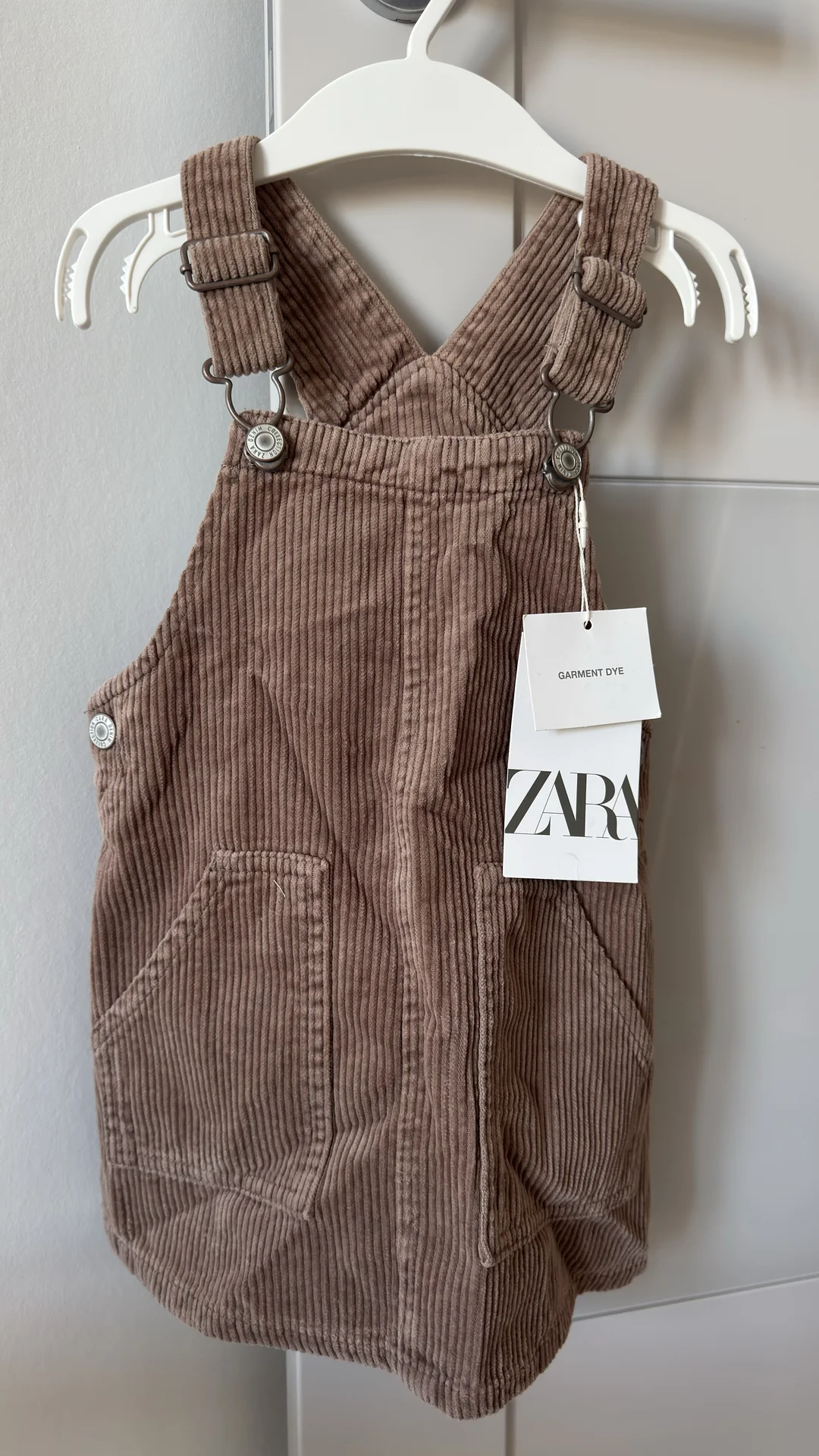 новый вельветовый сарафан Zara 92 размер - миниатюра 3