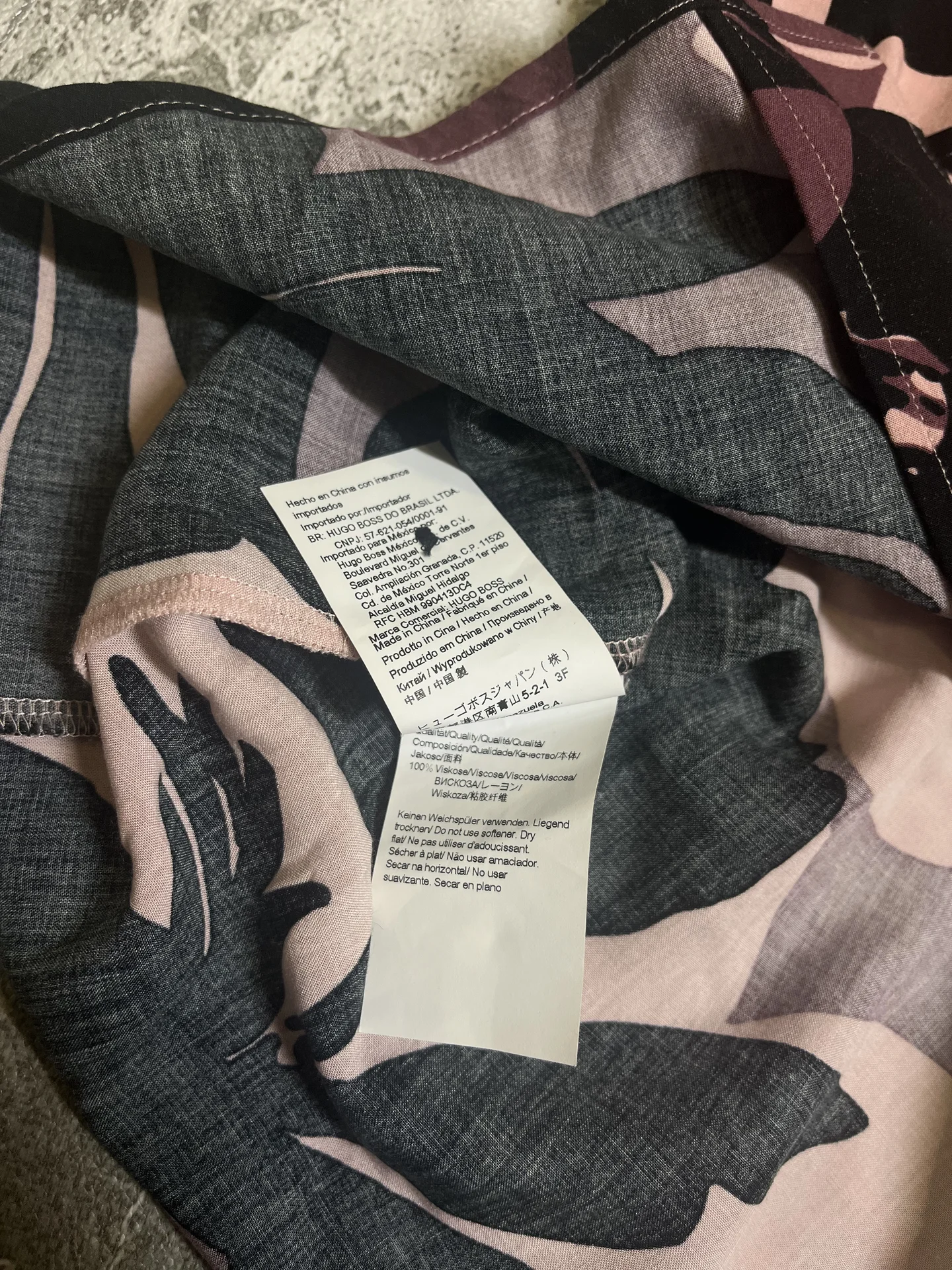 Рубашка HUGO BOSS пляжная - миниатюра 4