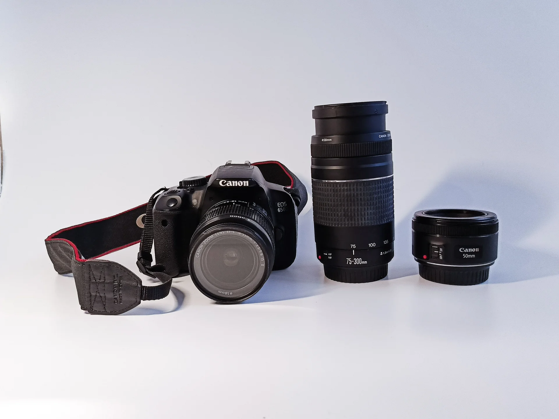 Фотоаппарат Canon 650d + объективы canon + сумка - изображение 1