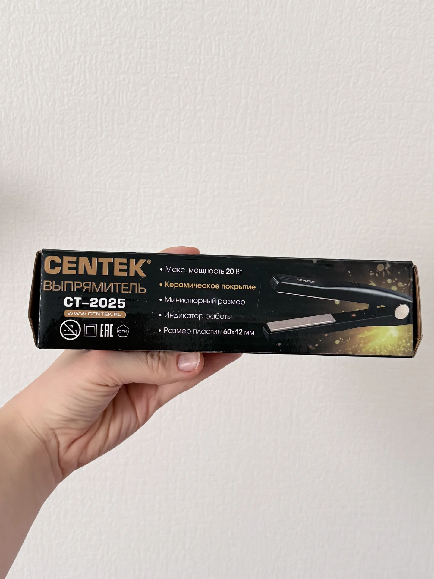 Выпрямитель для волос Centek - миниатюра 5
