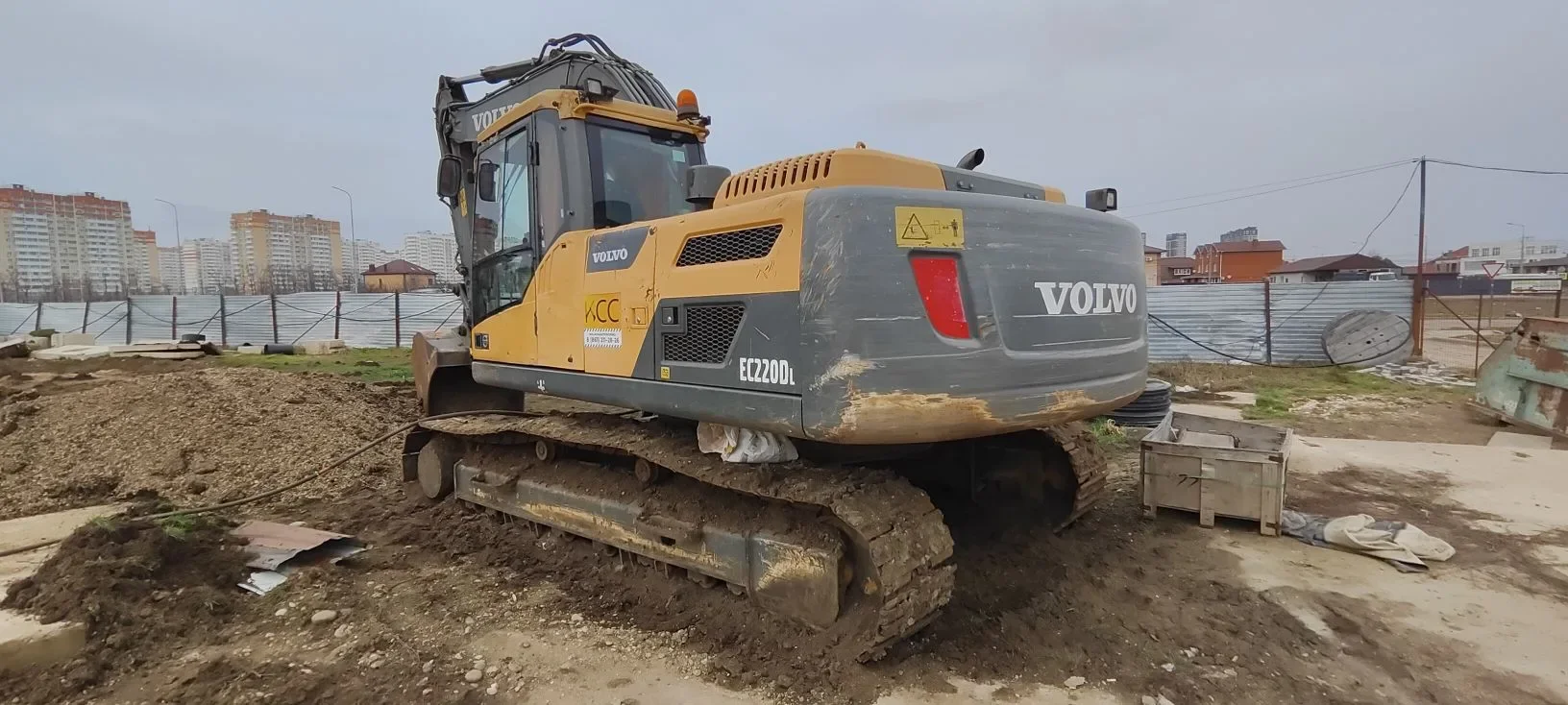 Экскаватор гусеничный Volvo EC220DL - миниатюра 5