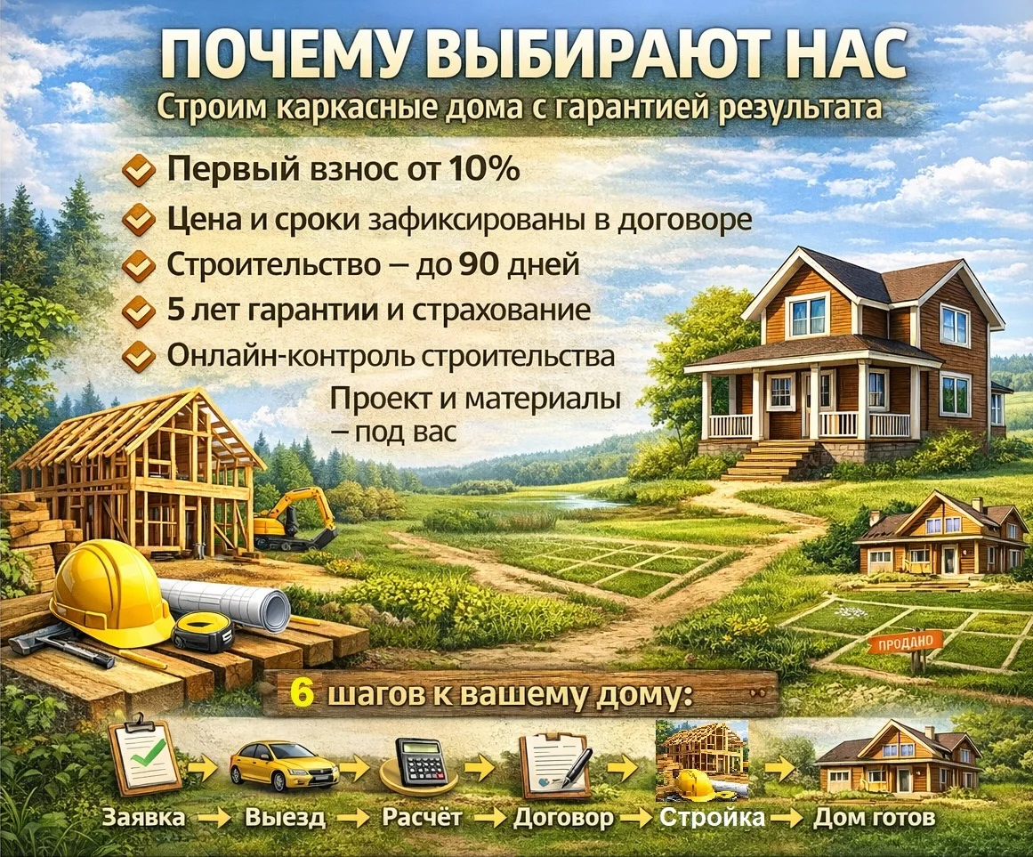 Строительство каркасных домов под "КЛЮЧ". - изображение 1