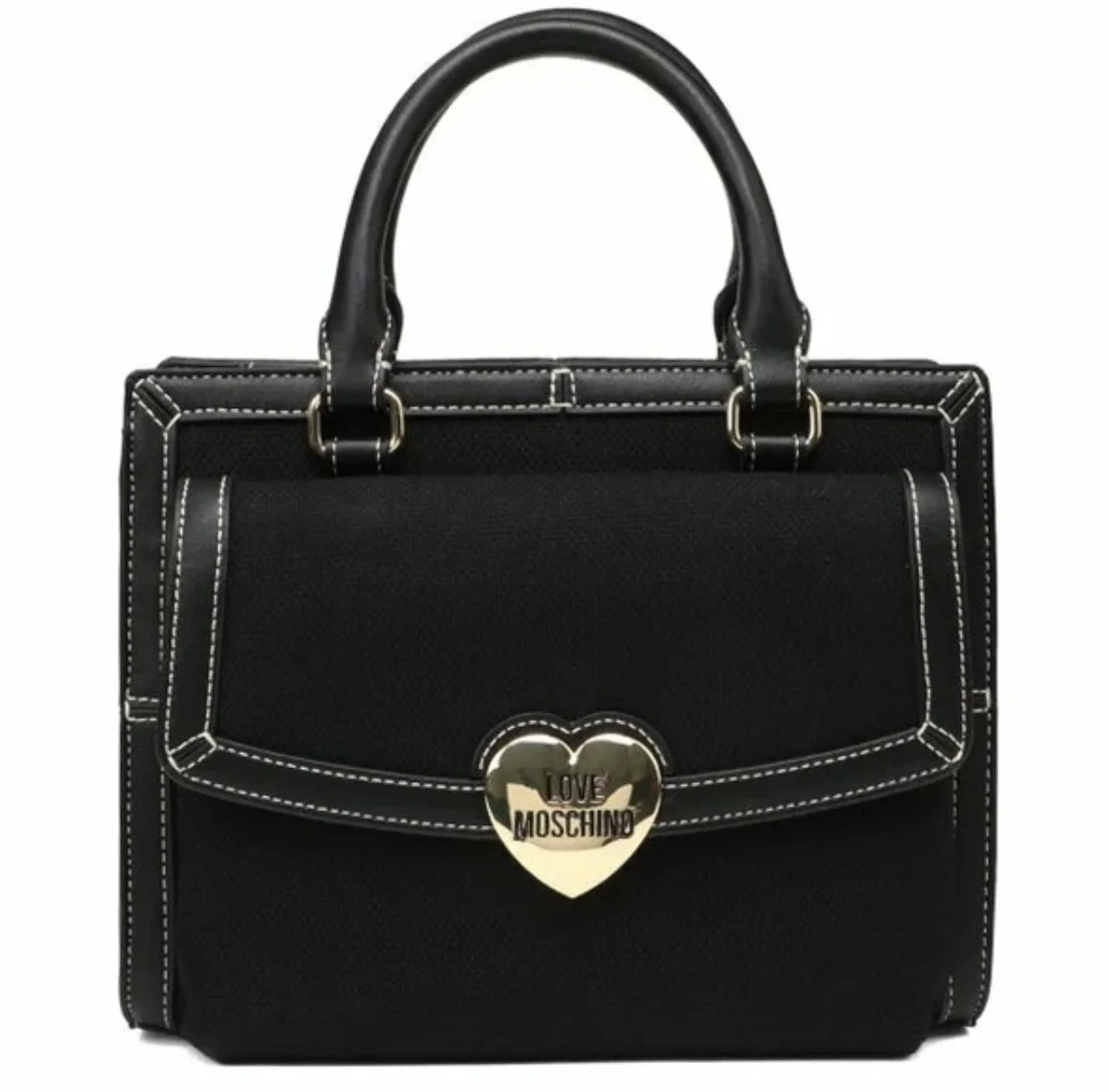 Сумка Love Moschino black bag heart - миниатюра 2