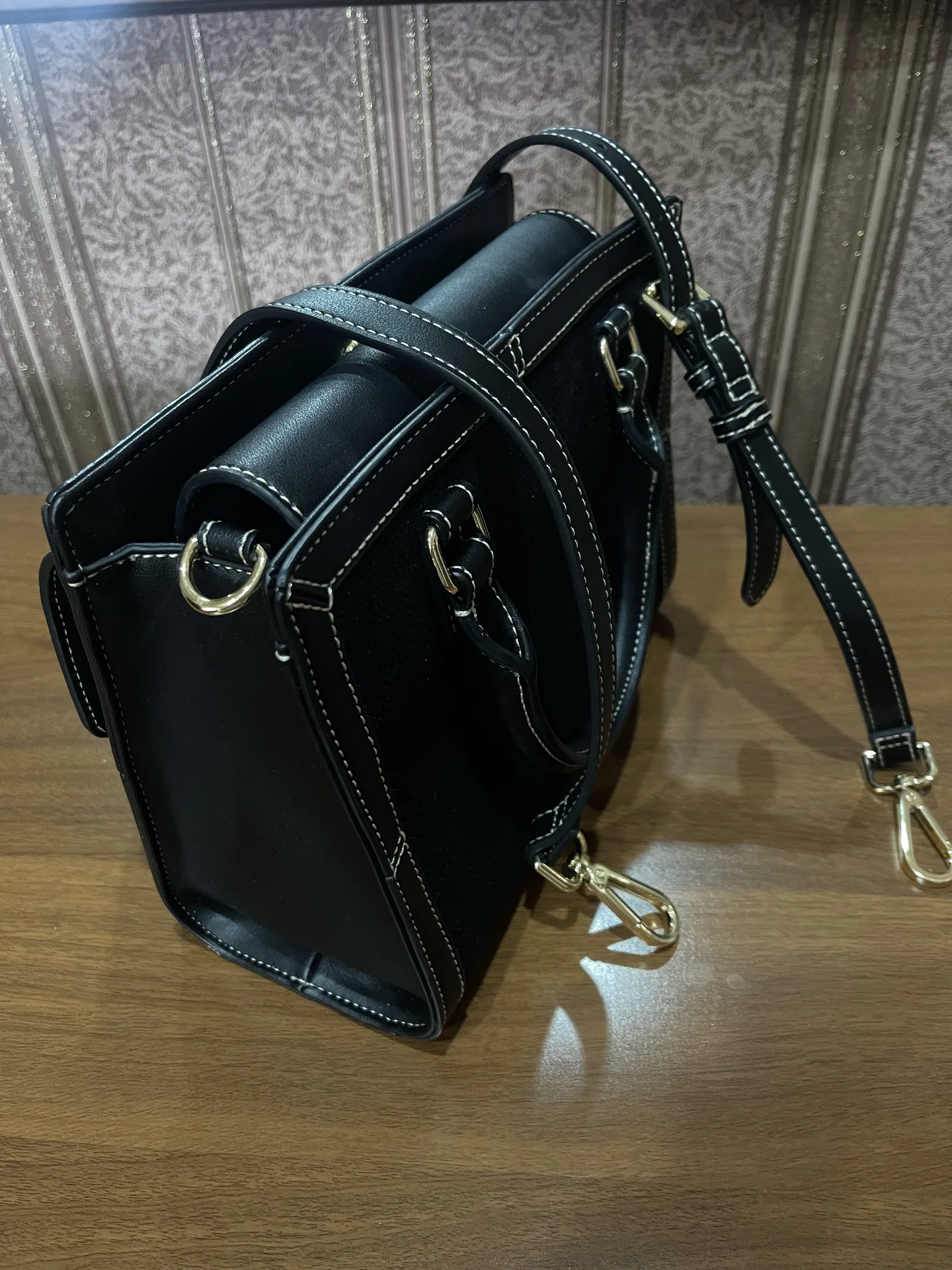 Сумка Love Moschino black bag heart - миниатюра 3