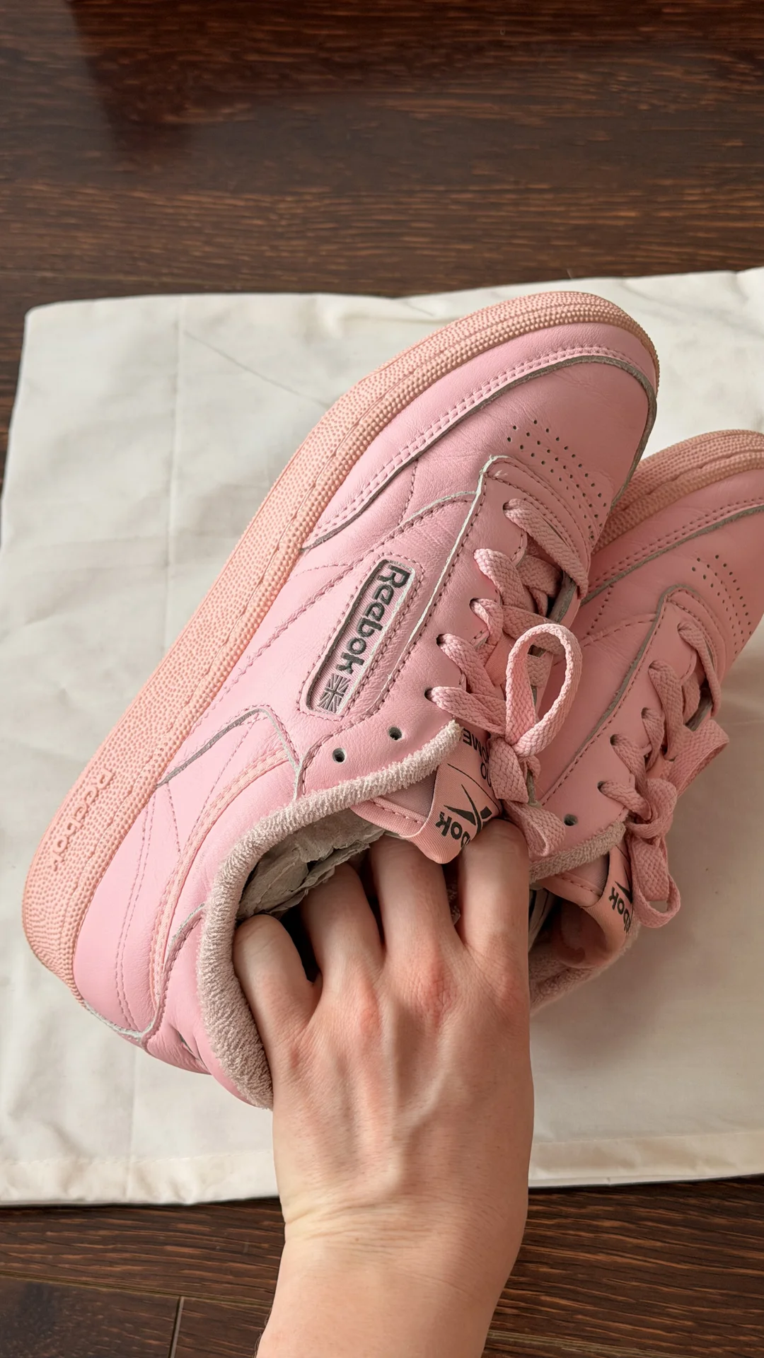 Кроссовки Reebok Monochrome, нежно-розовые 36 - миниатюра 4