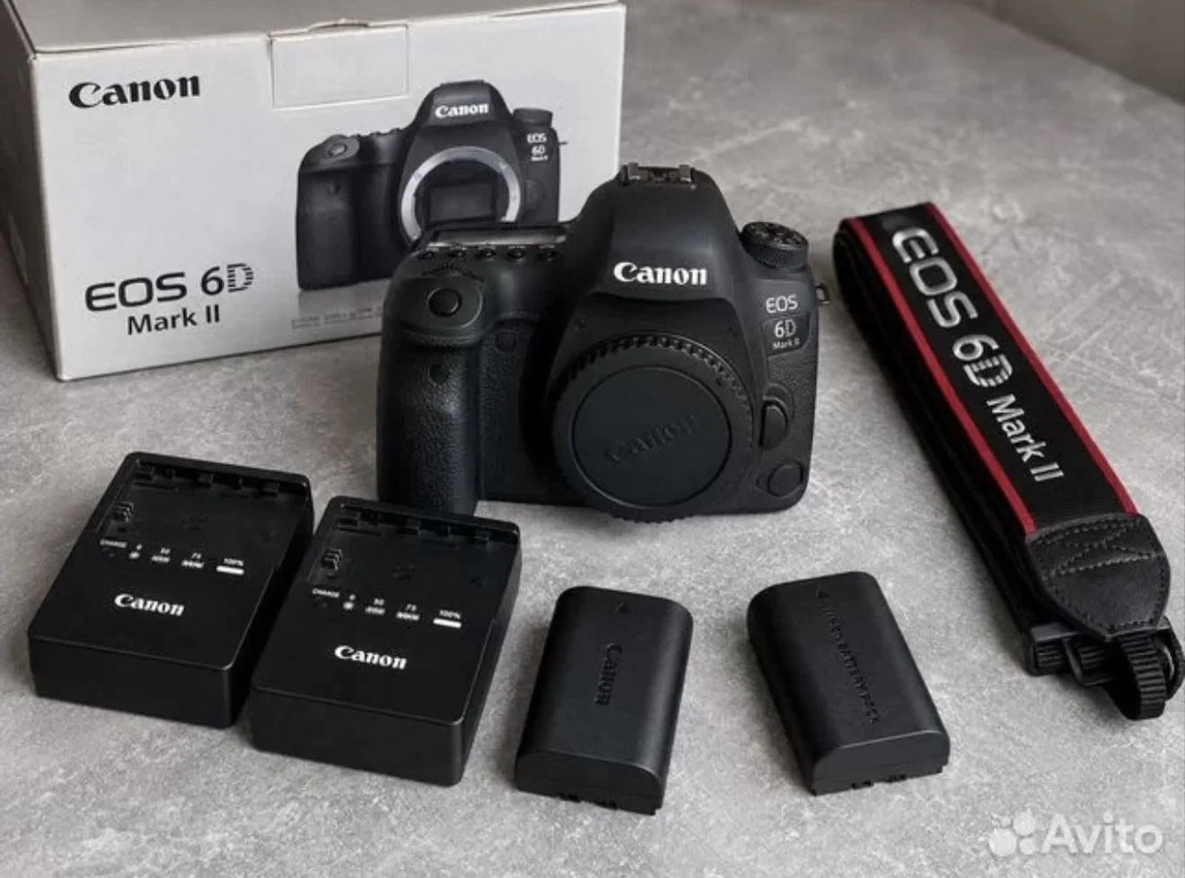 Canon EOS 6D Mark II Body + 2 аккумулятора - миниатюра 2