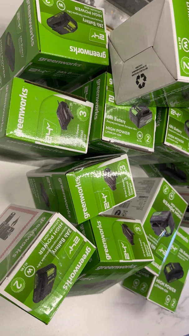 Аккумулятор Greenworks 24в G24HP4. Новые, не вскрыты - миниатюра 2