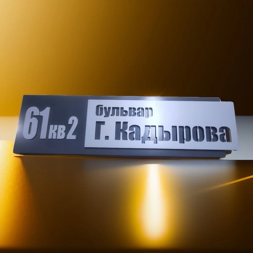 Табличка Современная - миниатюра 2