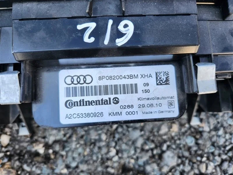 Блок управления климат-контролем Audi A3 8P CDA - миниатюра 7