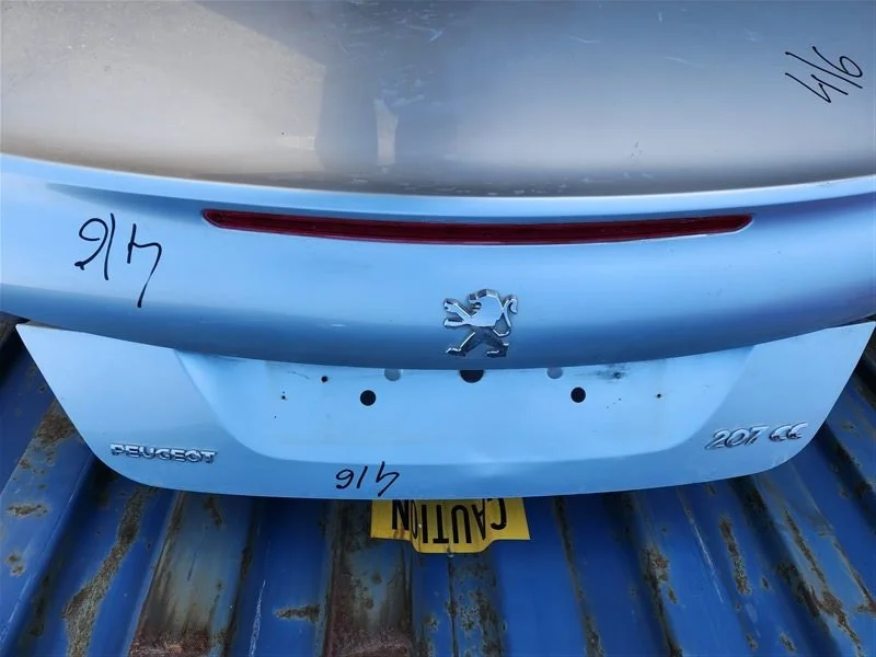 Крышка багажника Peugeot 207 CC 2011 - миниатюра 3