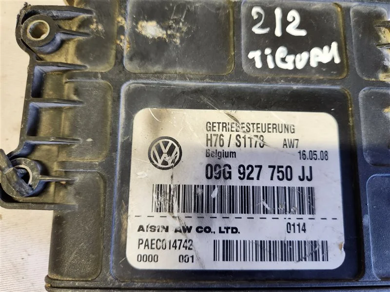 Блок управления АКПП Volkswagen tiguan 1 CAW 2011 - миниатюра 3
