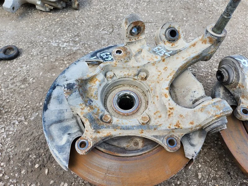 Кулак поворотный передний Hyundai Santa Fe 2 G6EA - миниатюра 3