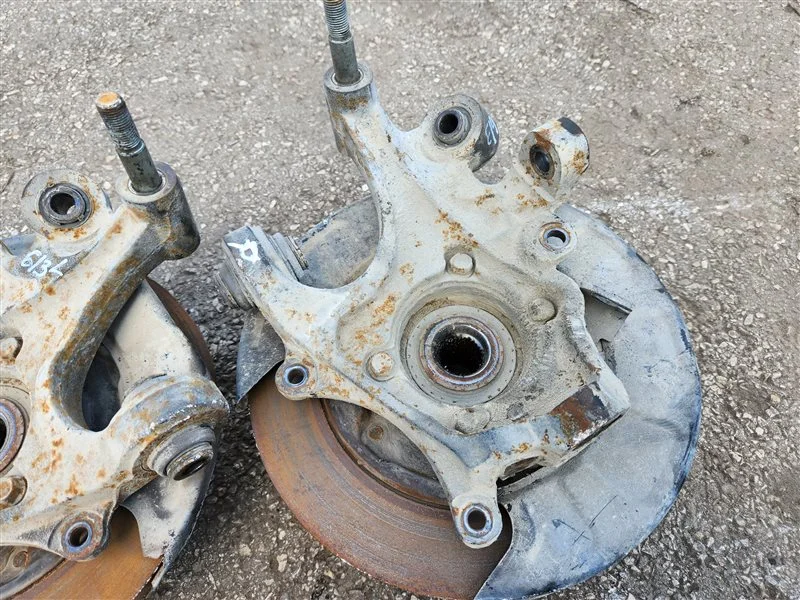 Кулак поворотный передний Hyundai Santa Fe 2 G6EA - миниатюра 4