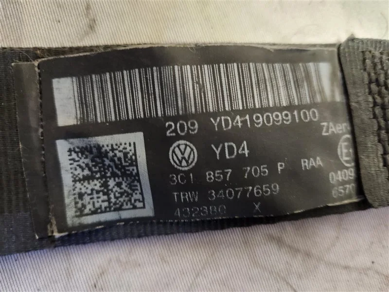 Ремень безопасности передний левый Volkswagen - миниатюра 6