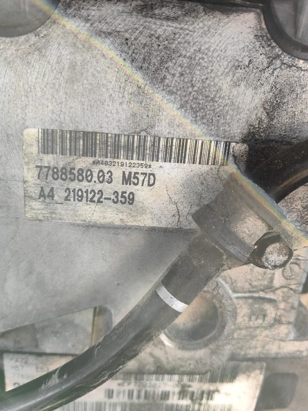 Двигатель BMW X5 E53 M57D30 306D1 2012 - миниатюра 8