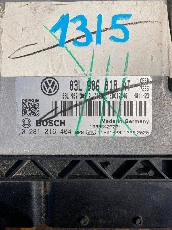Блок управления двигателем Volkswagen jetta 6 CFF - миниатюра 5
