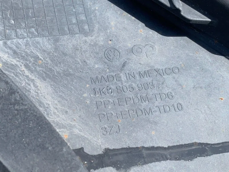 Защита бампера передняя Volkswagen Golf 6 2013 - миниатюра 2
