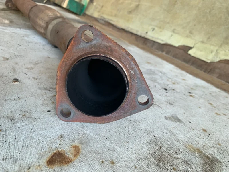 Приемная труба глушителя Nissan D40 1 YD25 2008 - миниатюра 5