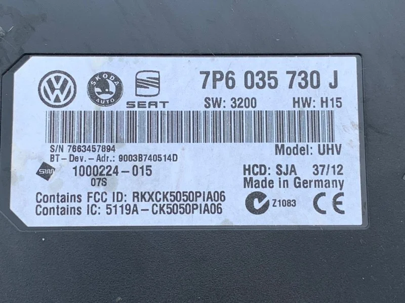 Блок управления Bluetooth Volkswagen jetta 6 2015 - миниатюра 3